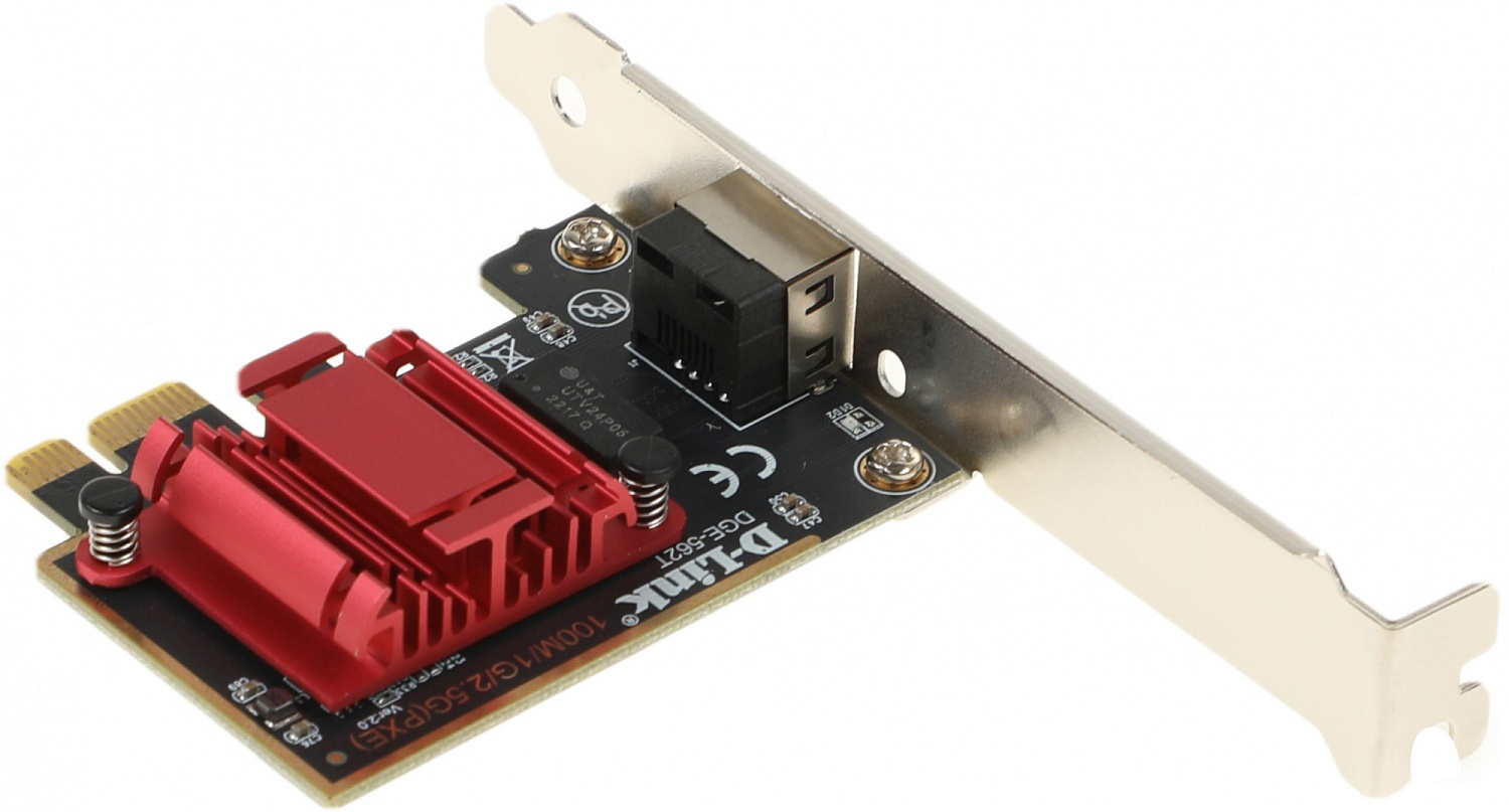 Сетевой адаптер Gigabit Ethernet D-Link DGE-562T DGE-562T/A PCI Express x1