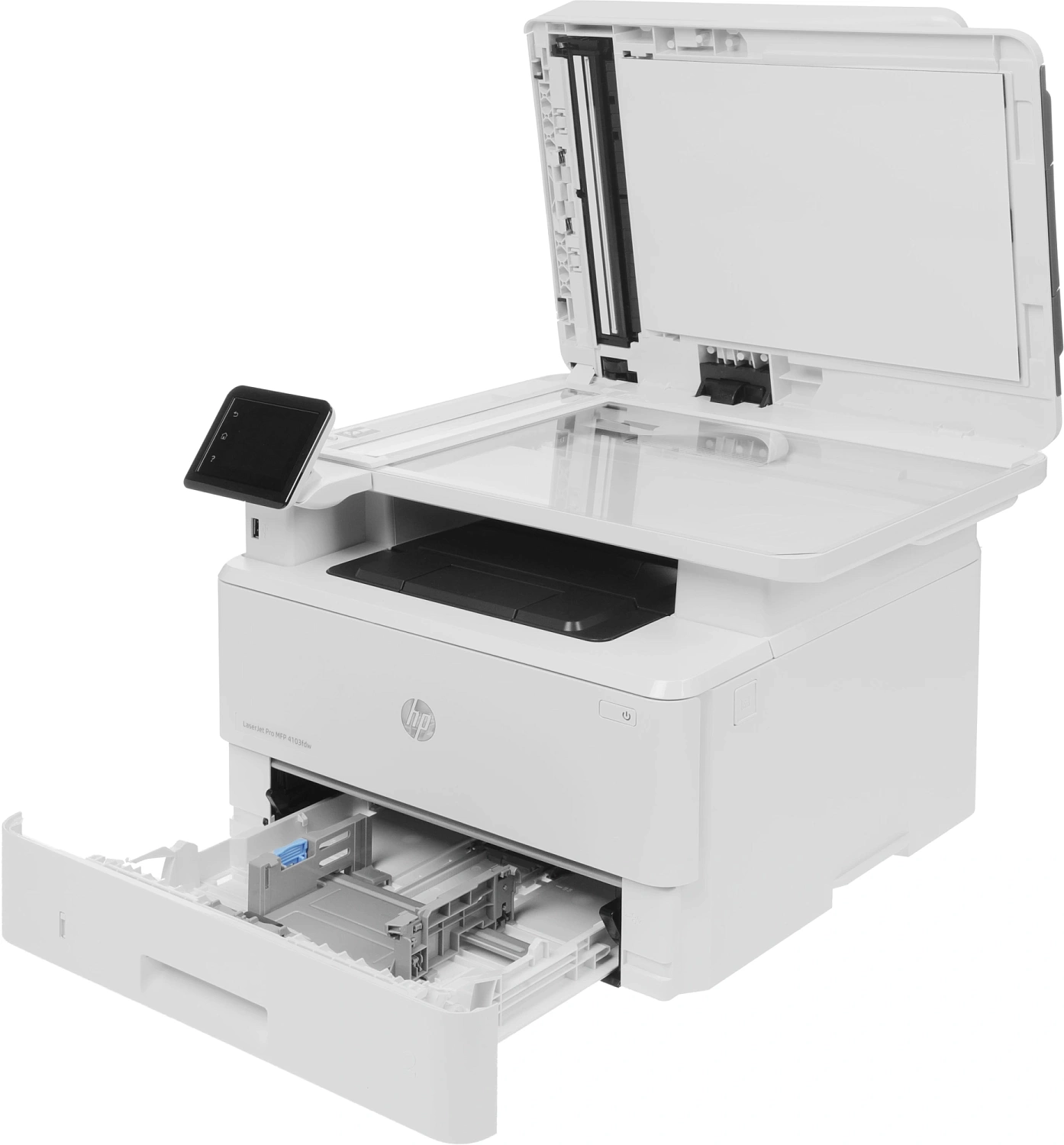 МФУ лазерный HP LaserJet Pro 4103fdw (2Z629A) A4 Duplex Net WiFi белый