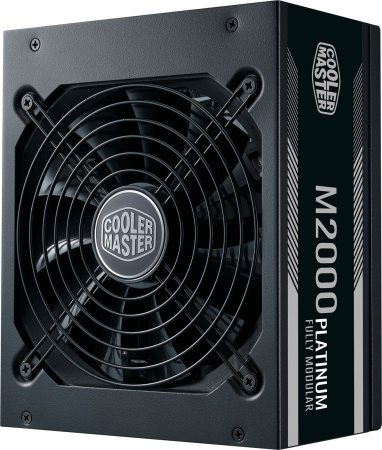 Блок питания Cooler Master ATX 2000W M2000 80+ platinum 24pin APFC 135mm fan 12xSATA Cab Manag RTL