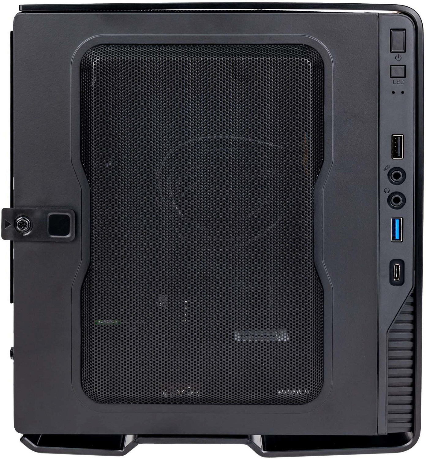 Корпус Hiper Vi7B черный 180W miniITX 1xUSB2.0 1xUSB3.1 audio bott PSU