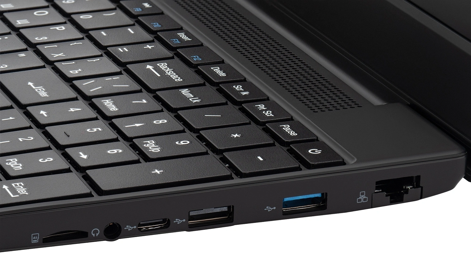 Ноутбук IRU Tactio 15ALG Core i3 1215U 8Gb SSD256Gb Intel UHD Graphics 15.6" IPS FHD (1920x1080) Windows 11 Professional black WiFi BT Cam 4500mAh (2019263)