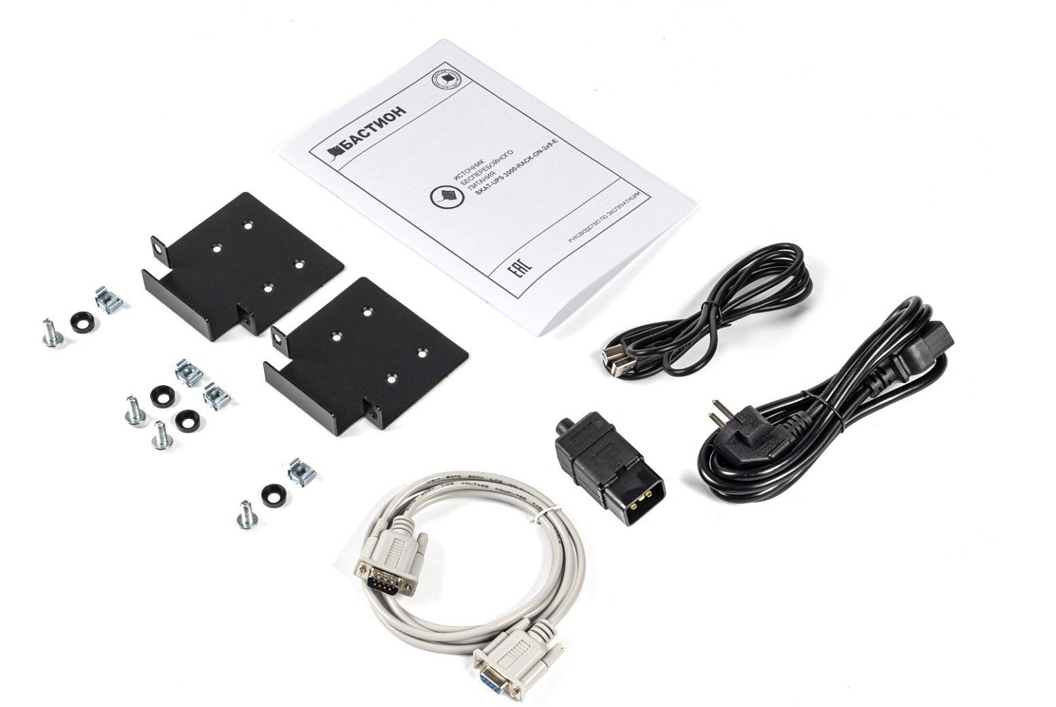 Источник бесперебойного питания Бастион Skat-UPS 3000-Rack-ON-6X9-E 2700Вт 3000ВА черный