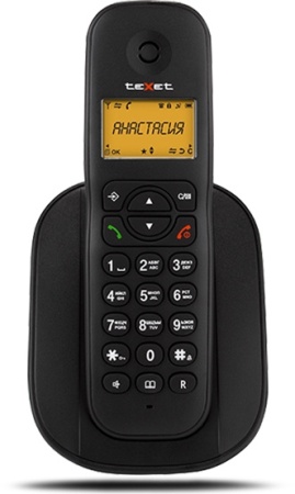 Р/Телефон Dect Texet TX-4505A черный автооветчик АОН