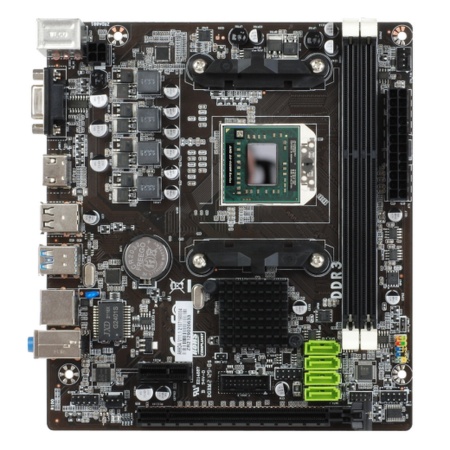 A88DA with A8-4500M Socket FS1, AMD A88, 2xDDR3-1600, D-SUB, HDMI, 1xPCI-Ex16x, 1xPCI, 4xSATA3, 6 Ch Audio, Lan, 2xUSB3.0, 6xUSB2.0, 2xPS/2, mATX, {20}