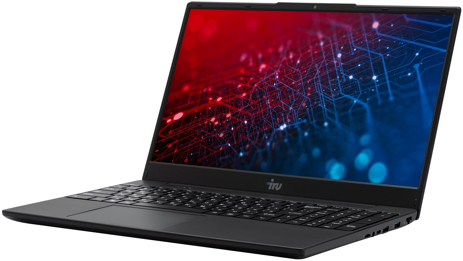 Ноутбук IRU Tactio 15ALG Core 5 1235U 8Gb SSD256Gb Intel Iris Xe graphics 1000M 15.6" IPS FHD Windows 11 Pro Pro black WiFi BT Cam (2044618)