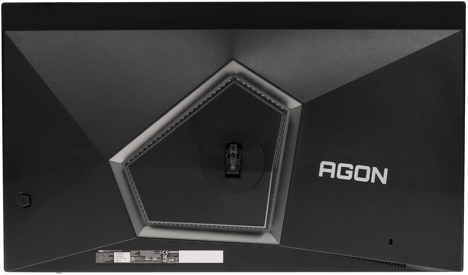 Монитор AOC 27" Agon Pro AG276UZD черный QD OLED LED 0.03ms 16:9 HDMI M/M матовая HAS Piv 1500:1 1000cd 178гр/178гр 3840x2160 240Hz DP 4K USB 5.35кг