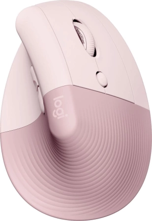 Мышь Logitech Lift розовый оптическая (4000dpi) беспроводная BT/Radio USB (5but)