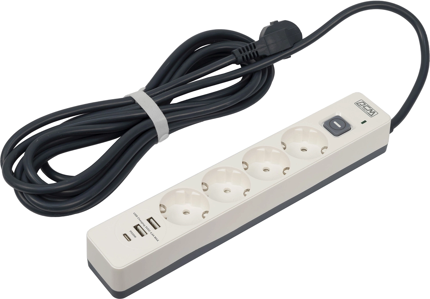 Сетевой фильтр Powercom SP-01 USB2A1CW 3,0М 3.0м (4 розетки) белый/серый (коробка) Сетевой фильтр Powercom SP-01 USB2A1CW 3,0М 3.0м (4 розетки) белый/серый (коробка)