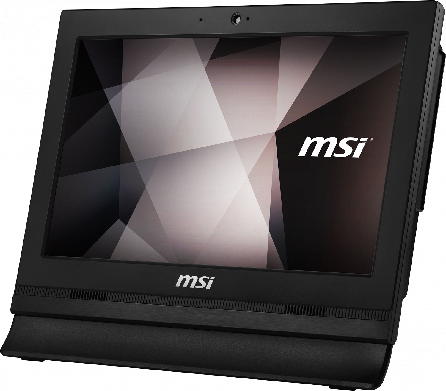 Моноблок MSI Pro 16T 10M-258XRU 15.6" HD Touch Cel 5205U (1.9) 4Gb SSD128Gb HDG CR noOS GbitEth WiFi BT 65W клавиатура мышь Cam черный 1366x768