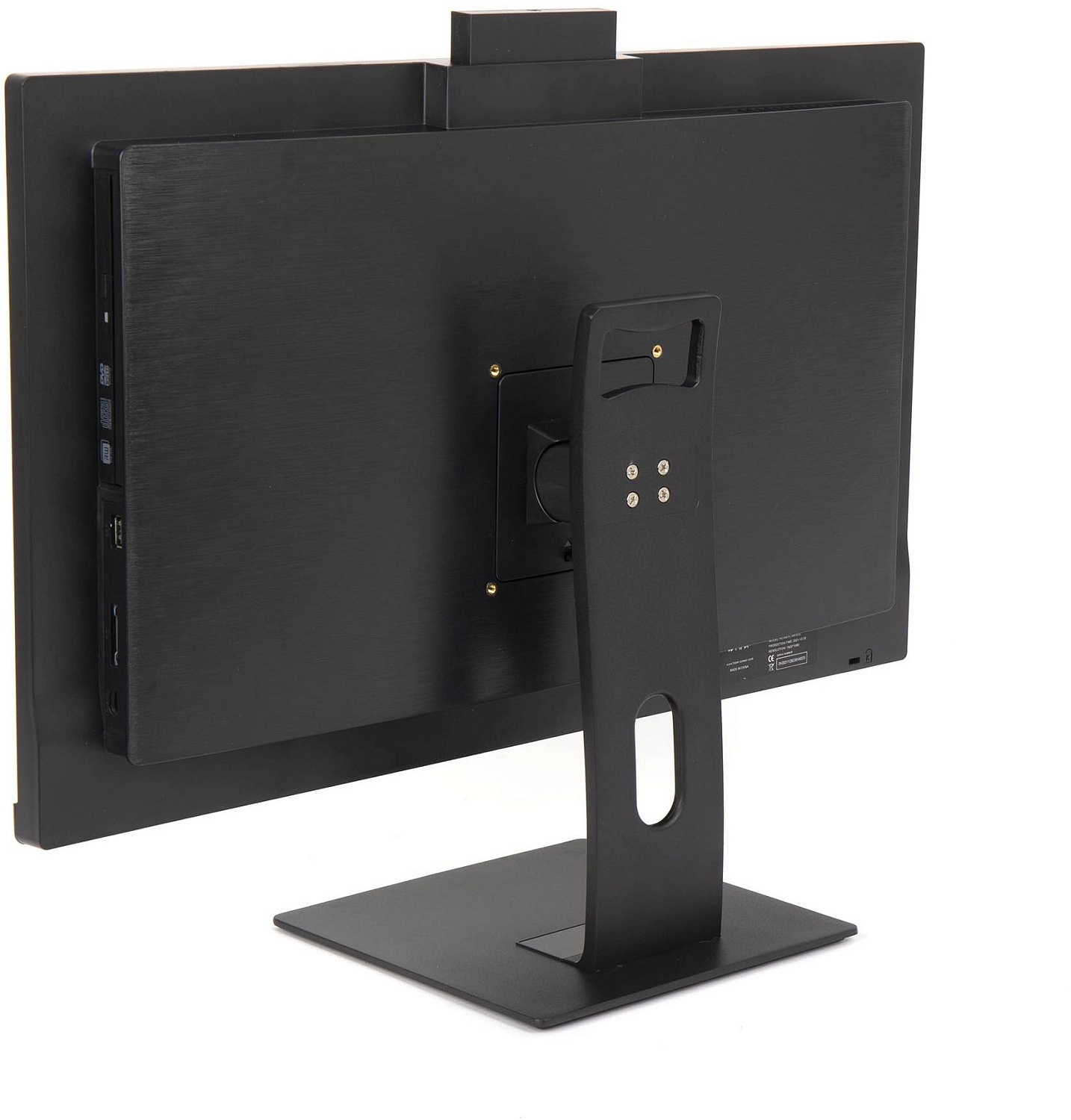 Моноблок Hiper V6 23.8" Full HD Cel G5905 (3.5) 4Gb SSD256Gb UHDG 610 CR Windows 10 Professional GbitEth WiFi BT 120W клавиатура мышь Cam черный 1920x1080