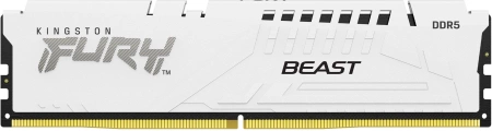 Память DDR5 16GB 6000MHz Kingston KF560C36BWE-16 Fury Beast White Expo RTL Gaming PC5-48000 CL36 DIMM 288-pin 1.25В dual rank с радиатором Ret