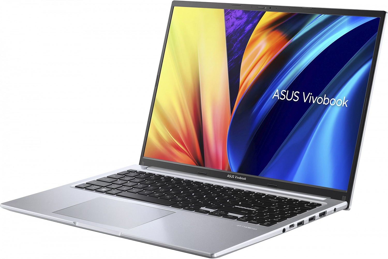 Ноутбук Asus VivoBook 16 X1605ZA-MB569 Core i3 1215U 8Gb SSD512Gb Intel UHD Graphics 16" IPS WUXGA (1920x1200) noOS silver WiFi BT Cam (90NB0ZA2-M00VC0)