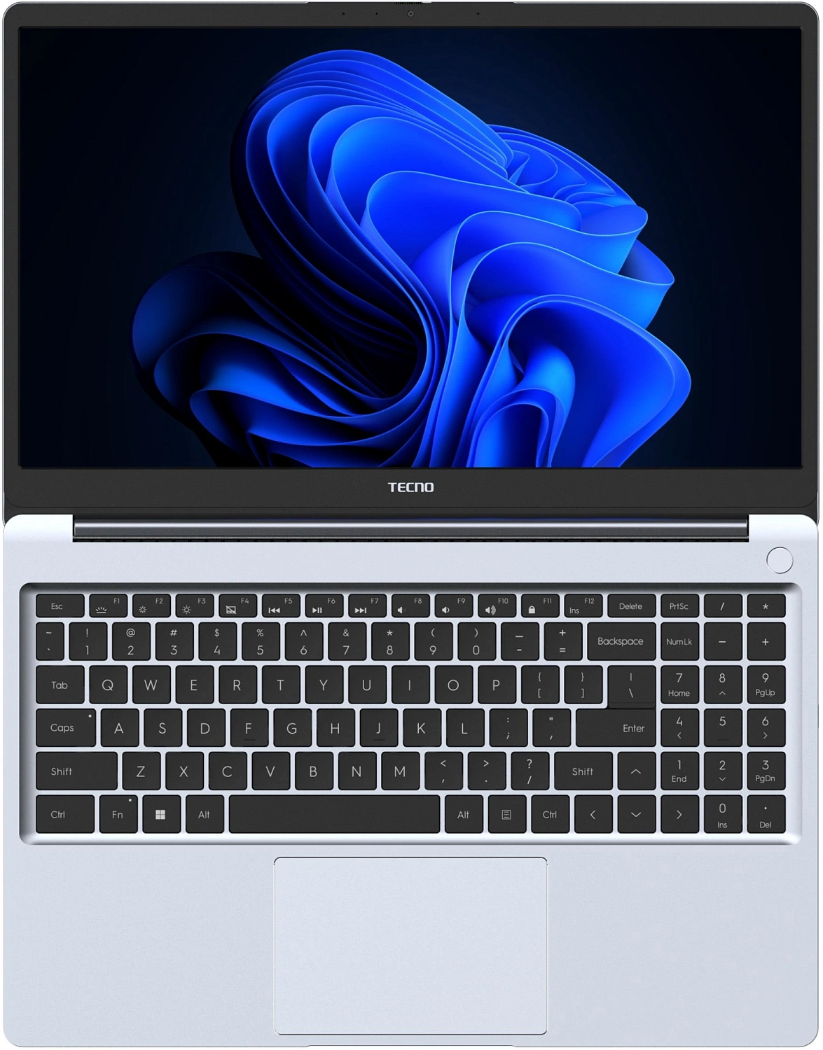 Ноутбук Tecno MegaBook K15SDA Ryzen 5 7430U 16Gb SSD512Gb AMD Radeon Graphics 15.6" IPS WUXGA (1920x1200) Windows 11 Home silver WiFi BT Cam 6060mAh (71003300488)
