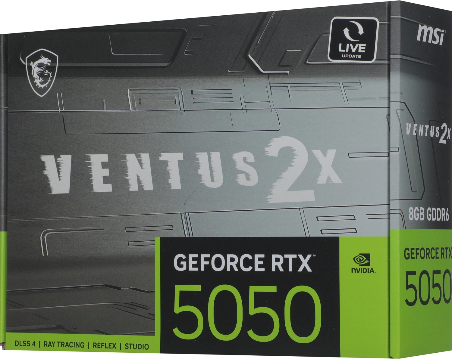 Видеокарта MSI RTX5050 VENTUS 2X 8GB GDDR6 128bit 3xDP HDMI 2FAN RTL