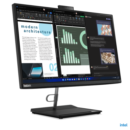 Моноблок Lenovo ThinkCentre NEO 30a Gen4 All-In-One 23,8" FHD (1920x1080) i7-13620H, 1x16GB SO-DIMM DDR4 3200, 512GB SSD M.2, Intel UHD, WiFi, BT, HD Cam, USB KB&Mouse, Windows 11 Pro, Raven Black, 1Y